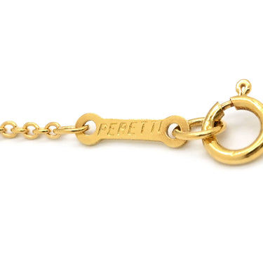 ティファニー Tiffany & Co ティアドロップ ダイヤモンド ラージ イエローゴールド K18YG ダイヤモンド ネックレス T＆Co. Au750 18K エルサペレッティ しずく