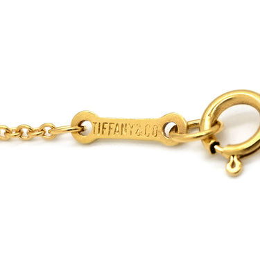 ティファニー Tiffany & Co ティアドロップ ダイヤモンド ラージ イエローゴールド K18YG ダイヤモンド ネックレス T＆Co. Au750 18K エルサペレッティ しずく