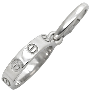カルティエ Cartier ラブチャーム ホワイトゴールド K18WG ペンダントトップ 750WG 18K