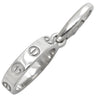 カルティエ Cartier ラブチャーム ホワイトゴールド K18WG ペンダントトップ 750WG 18K