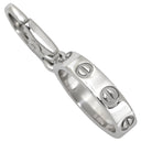 カルティエ Cartier ラブチャーム ホワイトゴールド K18WG ペンダントトップ 750WG 18K
