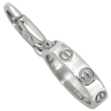 カルティエ Cartier ラブチャーム ホワイトゴールド K18WG ペンダントトップ 750WG 18K