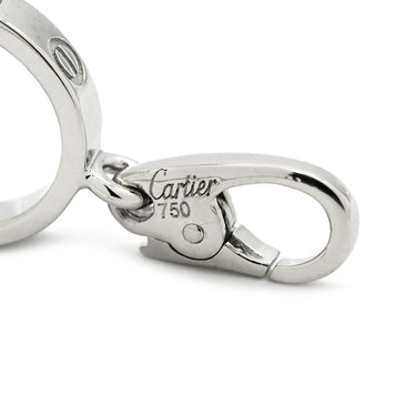 カルティエ Cartier ラブチャーム ホワイトゴールド K18WG ペンダントトップ 750WG 18K