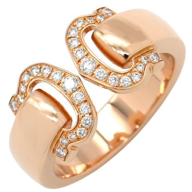 カルティエ Cartier 2C ブークルセ ダイヤ ピンクゴールド K18PG ダイヤモンド #53(JP13) リング 指輪 ドゥーブルC C2 750 18K PG 12.5号