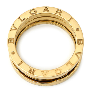 ブルガリ BVLGARI ビーゼロワン B-zero1 2バンドリング イエローゴールド K18YG #54(JP14) リング 指輪 750 18金 YG 13.5号