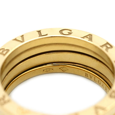 ブルガリ BVLGARI ビーゼロワン B-zero1 2バンドリング イエローゴールド K18YG #54(JP14) リング 指輪 750 18金 YG 13.5号