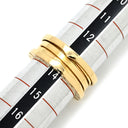 ブルガリ BVLGARI ビーゼロワン B-zero1 2バンドリング イエローゴールド K18YG #54(JP14) リング 指輪 750 18金 YG 13.5号