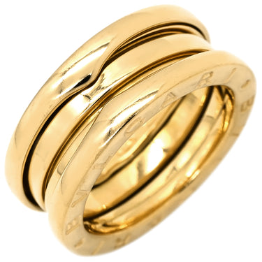 ブルガリ BVLGARI ビーゼロワン B-zero1 2バンドリング イエローゴールド K18YG #50(JP10) リング 指輪 750 18金 YG 9.5号
