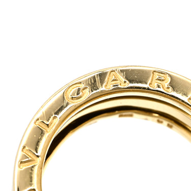ブルガリ BVLGARI ビーゼロワン B-zero1 2バンドリング イエローゴールド K18YG #50(JP10) リング 指輪 750 18金 YG 9.5号
