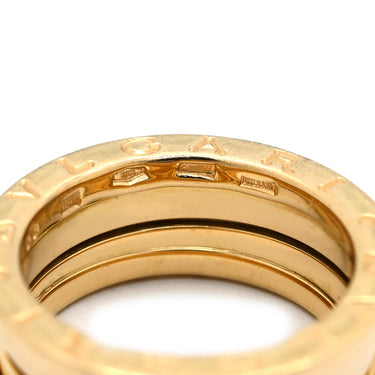 ブルガリ BVLGARI ビーゼロワン B-zero1 2バンドリング イエローゴールド K18YG #50(JP10) リング 指輪 750 18金 YG 9.5号