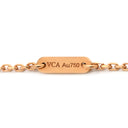ヴァンクリーフアーペル Van Cleef & Arpels スウィート アルハンブラ ペンダント VCARN59M00 レッド×ローズゴールド K18PG カーネリアン ネックレス ピンクゴールド 赤 750 18K
