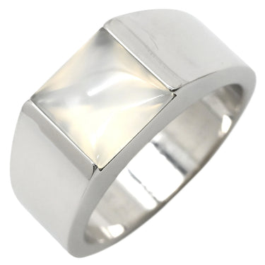 カルティエ Cartier タンク ムーンストーン ホワイト×ホワイトゴールド K18WG ムーンストーン #54(JP14) リング 指輪 750 K18 18K WG ムーンストーン 14号