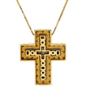 ダミアーニ DAMIANI ベルエポック S 20079804 イエローゴールド K18YG ダイヤモンド ネックレス ペンダント 750 18金 クロス 十字架 ダイヤ