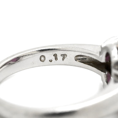 タサキ TASAKI ロードライトガーネット ダイヤモンド ワインレッド×プラチナシルバー Pt900 ロードライトガーネット ダイヤモンド リング 指輪 赤紫 TASAKI プラチナ Pt900 大粒 オーバルミックスカット 11.5号