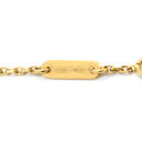 ヴァンクリーフアーペル Van Cleef & Arpels スウィート パピヨン VCARF69000 ホワイト×イエローゴールド K18YG マザーオブパール ブレスレット VCA 白 Au750 18K