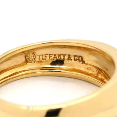 ティファニー Tiffany & Co フルハート イエローゴールド K18YG リング 指輪 T＆Co. エルサ ペレッティ Au750 18K 18金 YG ハートモチーフ 12号
