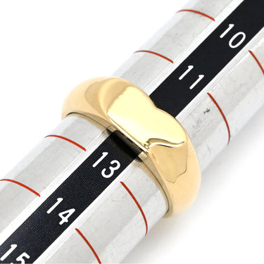 ティファニー Tiffany & Co フルハート イエローゴールド K18YG リング 指輪 T＆Co. エルサ ペレッティ Au750 18K 18金 YG ハートモチーフ 12号