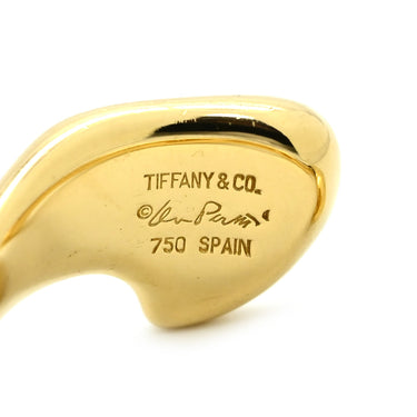 ティファニー Tiffany & Co フルハート イエローゴールド K18YG リング 指輪 T＆Co. 750 750YG エルサ ペレッティ 10号