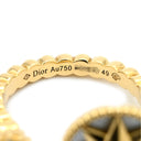 クリスチャン・ディオール Christian Dior ローズ デ ヴァン JRDV95150 イエローゴールド K18YG ダイヤモンド マザーオブパール #49(JP9) リング 指輪 18K パール 2Pダイヤ 8号