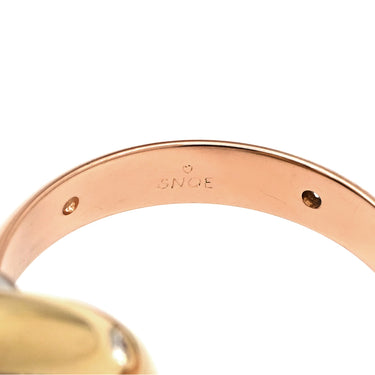 カルティエ Cartier トリニティ MM 15Pダイヤ ホワイトゴールド×イエローゴールド×ピンクゴールド K18WG K18YG K18PG ダイヤモンド #52 リング 指輪 3カラー 3連 Au750 18K 15石 12号
