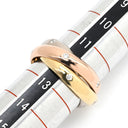 カルティエ Cartier トリニティ MM 15Pダイヤ ホワイトゴールド×イエローゴールド×ピンクゴールド K18WG K18YG K18PG ダイヤモンド #52 リング 指輪 3カラー 3連 Au750 18K 15石 12号