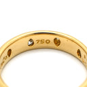 ティファニー Tiffany & Co ドッツ ダイヤリング イエローゴールド K18YG ダイヤモンド Pt950 リング 指輪 T＆Co. 18K 750 YG 10P 7.5号