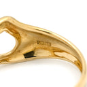 ティファニー Tiffany & Co オープン ハート イエローゴールド K18YG リング 指輪 T＆Co. Au750 18K 18金 K18YG エルサ ペレッティ 8.5号