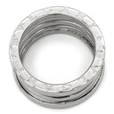 ブルガリ BVLGARI ビーゼロワン B-zero1 3バンド 346583 ホワイトゴールド K18WG #57(JP17) リング 指輪 18K WG 750 18金 15.5号