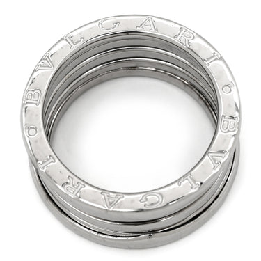 ブルガリ BVLGARI ビーゼロワン B-zero1 3バンド 346583 ホワイトゴールド K18WG #57(JP17) リング 指輪 18K WG 750 18金 15.5号