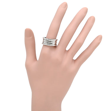 ブルガリ BVLGARI ビーゼロワン B-zero1 3バンド 346583 ホワイトゴールド K18WG #57(JP17) リング 指輪 18K WG 750 18金 15.5号