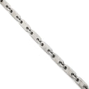 カルティエ Cartier PLAQUETTE フィガロ チェーン ホワイトゴールド K18WG ブレスレット プレート 18金 18K 750WG