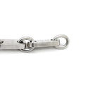 カルティエ Cartier PLAQUETTE フィガロ チェーン ホワイトゴールド K18WG ブレスレット プレート 18金 18K 750WG