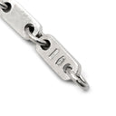 カルティエ Cartier PLAQUETTE フィガロ チェーン ホワイトゴールド K18WG ブレスレット プレート 18金 18K 750WG