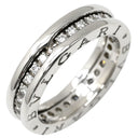 ブルガリ BVLGARI ビーゼロワン B-zero1 XS 329345 ホワイトゴールド K18WG ダイヤモンド #49(JP9) リング 指輪 750WG 18金 パヴェダイヤ 1バンドリング 9号