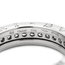 ブルガリ BVLGARI ビーゼロワン B-zero1 XS 329345 ホワイトゴールド K18WG ダイヤモンド #49(JP9) リング 指輪 750WG 18金 パヴェダイヤ 1バンドリング 9号