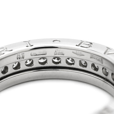 ブルガリ BVLGARI ビーゼロワン B-zero1 XS 329345 ホワイトゴールド K18WG ダイヤモンド #49(JP9) リング 指輪 750WG 18金 パヴェダイヤ 1バンドリング 9号