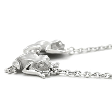 カレライカレラ Carrera y Carrera カエルモチーフ ホワイトゴールド K18WG ネックレス Au750 18K WG 蛙 FROG