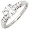 ハリーウィンストン Harry Winston ラウンドカット トリストリング プラチナシルバー Pt950 ダイヤモンド リング 指輪 ダイヤモンド E VVS1 0.71ct 6.5号