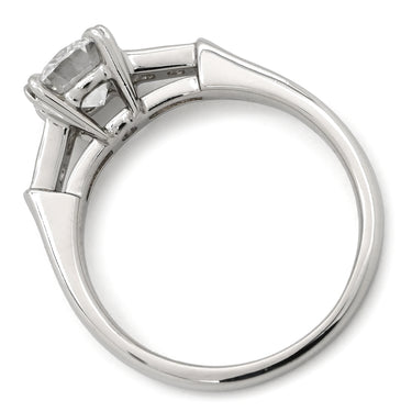 ハリーウィンストン Harry Winston ラウンドカット トリストリング プラチナシルバー Pt950 ダイヤモンド リング 指輪 ダイヤモンド E VVS1 0.71ct 6.5号