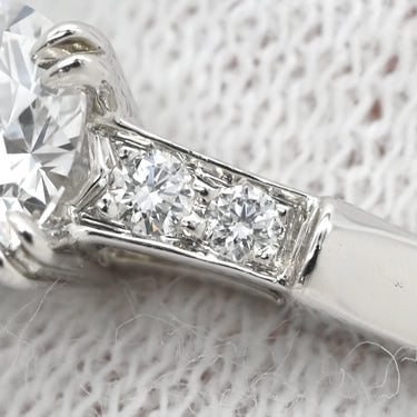 ハリーウィンストン Harry Winston ラウンドカット トリストリング プラチナシルバー Pt950 ダイヤモンド リング 指輪 ダイヤモンド E VVS1 0.71ct 6.5号
