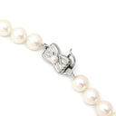 タサキ TASAKI パール 7-7.5mm 7004 パールホワイト×シルバー シルバー パール ネックレス TASAKI silver 真珠 ラウンドシェイプ
