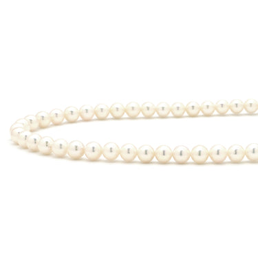 タサキ TASAKI パール 6.5-7mm パールホワイト×シルバー シルバー パール ネックレス TASAKI silver 真珠 ラウンドシェイプ