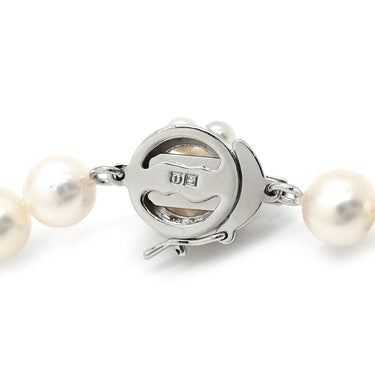 タサキ TASAKI パール 6.5-7mm パールホワイト×シルバー シルバー パール ネックレス TASAKI silver 真珠 ラウンドシェイプ