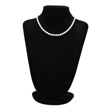 タサキ TASAKI パール 6.5-7mm パールホワイト×シルバー シルバー パール ネックレス TASAKI silver 真珠 ラウンドシェイプ
