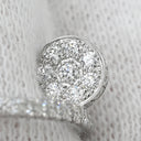 カルティエ Cartier ジュストアンクル ダブル セミパヴェ B4211100 ホワイトゴールド K18WG ダイヤモンド #53(JP13) リング 指輪 18K WG ダイヤ 13号