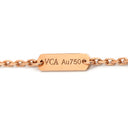ヴァンクリーフアーペル Van Cleef & Arpels ヴィンテージ アルハンブラ VCARPMOP00 ピンクXローズゴールド K18PG ダイヤモンド ピンクマザーオブパール ネックレス 2025年ホリデー限定 ピンクシェル 1Pダイヤ 18K