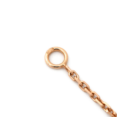 ヴァンクリーフアーペル Van Cleef & Arpels ヴィンテージ アルハンブラ VCARPMOP00 ピンクXローズゴールド K18PG ダイヤモンド ピンクマザーオブパール ネックレス 2025年ホリデー限定 ピンクシェル 1Pダイヤ 18K