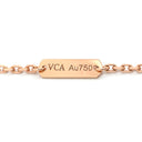 ヴァンクリーフアーペル Van Cleef & Arpels ヴィンテージ アルハンブラ VCARPMOP00 ピンクXローズゴールド K18PG ダイヤモンド ピンクマザーオブパール ネックレス 2025年ホリデー限定 ピンクシェル 1Pダイヤ 18K