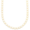 ミキモト MIKIMOTO あこやパール パールホワイト×シルバー パール シルバー ネックレス MIKIMOTO 真珠 1連
