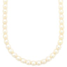 ミキモト MIKIMOTO あこやパール パールホワイト×シルバー パール シルバー ネックレス MIKIMOTO 真珠 1連